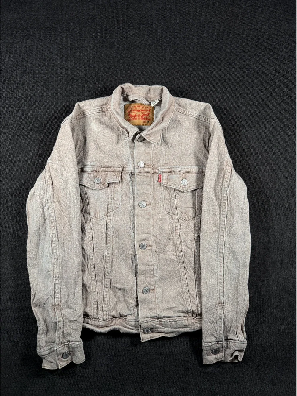 Levi's Men's Medium Beige Denim Jacket